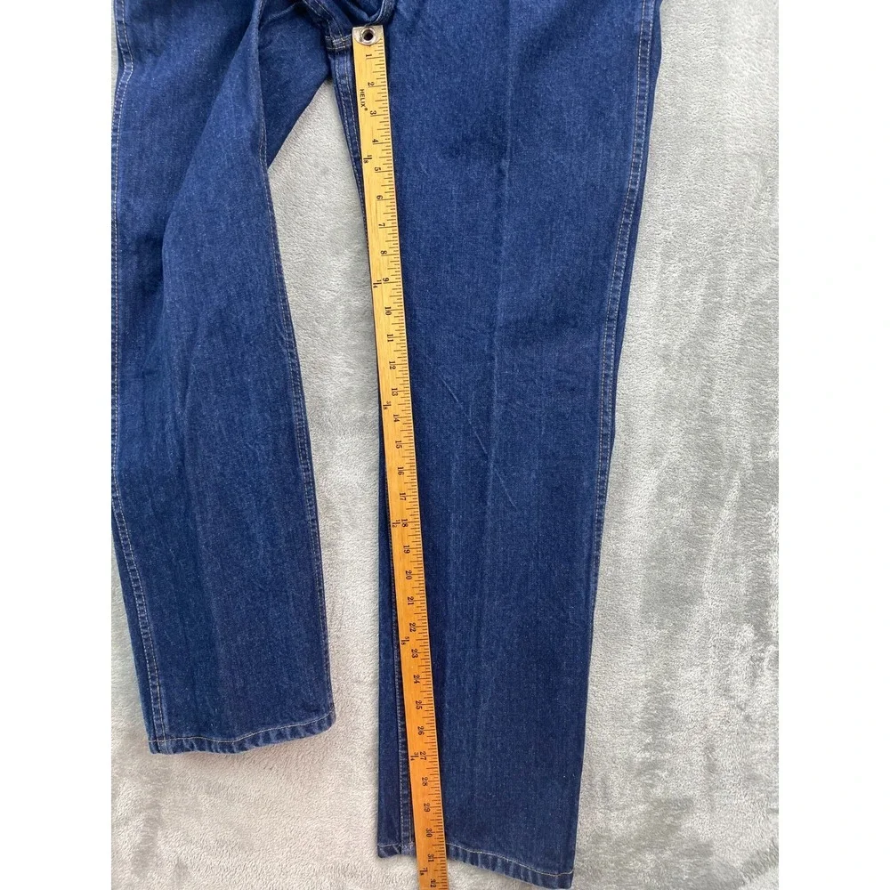 Roebucks Men's Denim Jeans 36x32 (Real 32x31) Indigo‎ Blue Western